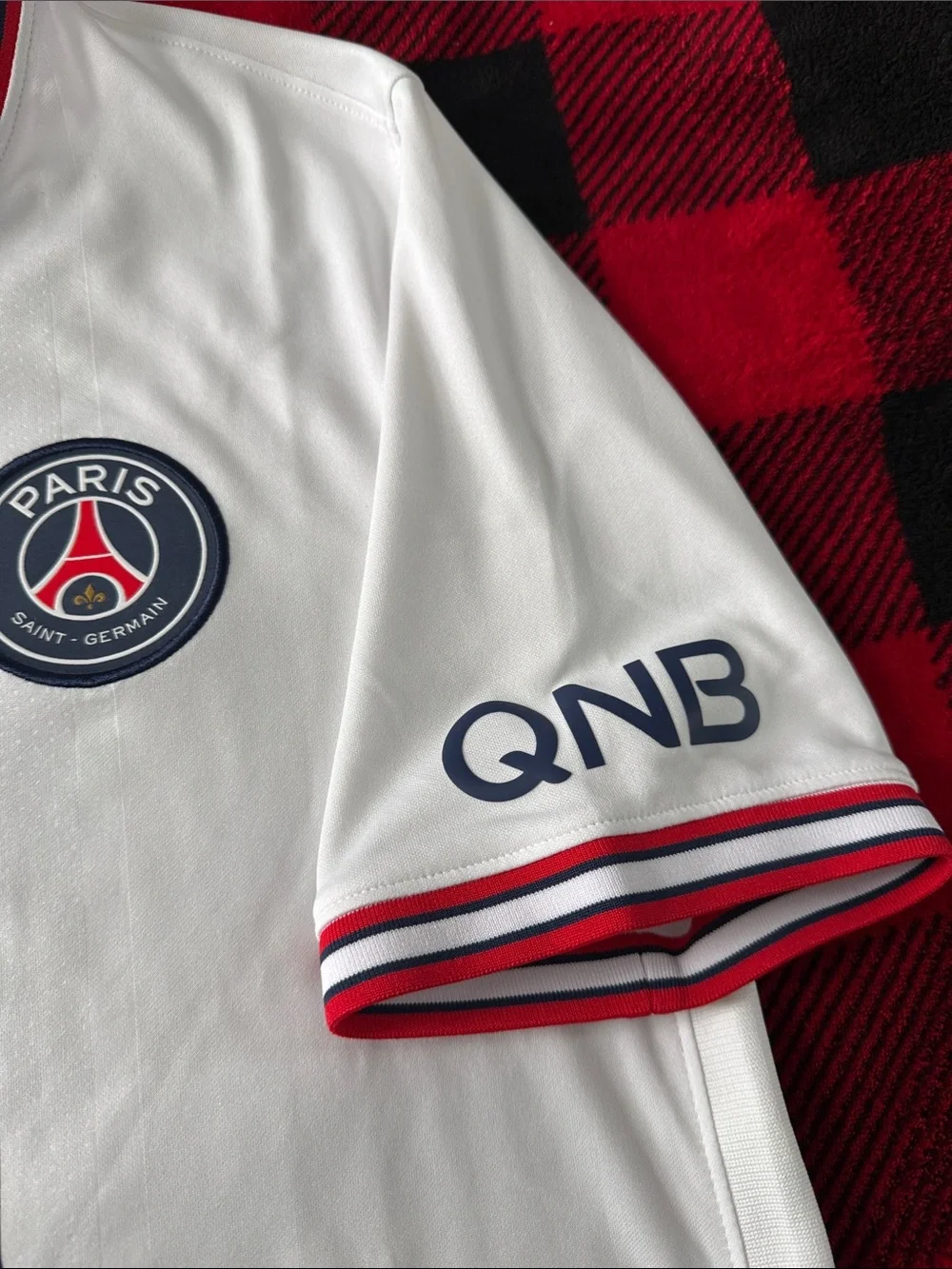 Paris Saint-Germain (PSG) #7 Kylian Mbappe 2021-22 Jordan Fourth Away Jersey